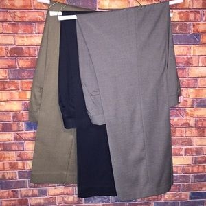 Lot of 3 Mens dress pants